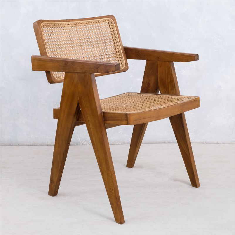 Karighari Pierre Jeanneret-Inspired Armchair 01