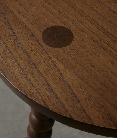 Classic Spindle-Leg Side Table-2