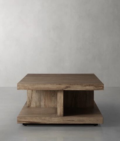 Modern Minimalist Brown Coffee Table-2