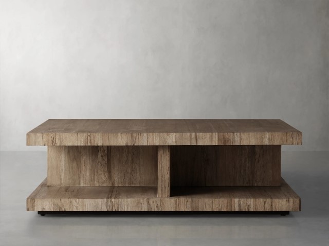 Modern Minimalist Brown Coffee Table